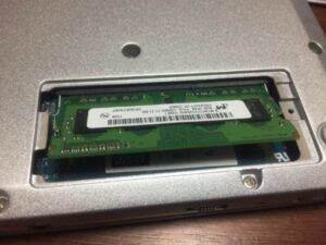 レッツノート(Lets Note)のメモリ増設 8GBから16GBへ~実践編~